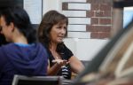 Amsterdam 4 oktober 2014
Astrid Joosten met een kennis op terras.