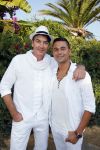 ibiza 26 september 2014
Trouwen Patty Brard en Antoine de Vijver bij babylon beach op ibiza. Bart ettekoven met vriend