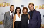Amsterdam 22 september 2014
Premiere Pijnstillers in Tuschinski. Birgit Schuurman Arne Toonen Katja Schuurman en Thijs Romer