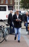 Amsterdam 2 oktober 2014
Bram Moszkowicz op straat in het centrum van Amsterdam
