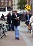 Amsterdam 2 oktober 2014
Bram Moszkowicz op straat in het centrum van Amsterdam