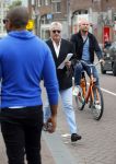 Amsterdam 2 oktober 2014
Bram Moszkowicz op straat in het centrum van Amsterdam
