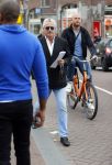Amsterdam 2 oktober 2014
Bram Moszkowicz op straat in het centrum van Amsterdam