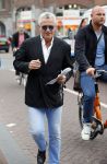 Amsterdam 2 oktober 2014
Bram Moszkowicz op straat in het centrum van Amsterdam