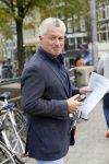 Amsterdam 2 oktober 2014
Bram Moszkowicz op straat in het centrum van Amsterdam