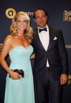 Amsterdam 16 oktober 2014
Uitreiking gouden televizierring in Carre. Chantal Janzen met vriend Marco