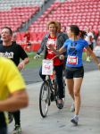 Amsterdam 12 oktober 2014
Rene Froger loopt met zoon Danny beste vriend Frank Schmitt de ajax loop ter voorbereiding op de New York marathon. Daphne Koster