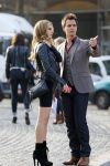 Amsterdam 30 september 2014
Kelly Kruger, Darin Brooks, Kim Matula, Scott Clifton, Ashleigh Brewer en Ferry Doedens uit de Amerikaanse soapserie The Bold and the Beautiful tijdens opnames op de dam in Amsterdam.