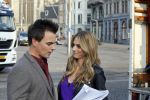 Amsterdam 30 september 2014
Kelly Kruger, Darin Brooks, Kim Matula, Scott Clifton, Ashleigh Brewer en Ferry Doedens uit de Amerikaanse soapserie The Bold and the Beautiful tijdens opnames op de dam in Amsterdam.