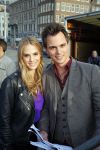 Amsterdam 30 september 2014
Kelly Kruger, Darin Brooks, Kim Matula, Scott Clifton, Ashleigh Brewer en Ferry Doedens uit de Amerikaanse soapserie The Bold and the Beautiful tijdens opnames op de dam in Amsterdam.