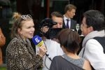 Amsterdam 20 augustus 2014
Doop van de Johnny Kraaykamp sloep bij het Hilton. Aanwezig zijn Sanne Kraaykamp haar broer John jr en Rijk de Gooyer jr. 
Elisa v d Meijden