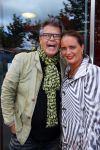 Amstelveen 5 oktober 2014
Emile Ratelband met zijn zoon Emilio en dochter Royce en vriendin Gitta bij premiere Pippi Langkous.