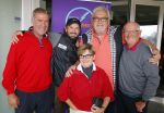 Dronten 22 september 2014
Golfwedstrijd voor stichting pijn tegen kanker van Ernst daniel Smid op de golfbaan van Dronten. Ernst met Brian Schutz