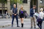 Amsterdam 30 september 2014
Kelly Kruger, Darin Brooks, Kim Matula, Scott Clifton, Ashleigh Brewer en Ferry Doedens uit de Amerikaanse soapserie The Bold and the Beautiful tijdens opnames op de dam in Amsterdam.