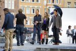 Amsterdam 30 september 2014
Kelly Kruger, Darin Brooks, Kim Matula, Scott Clifton, Ashleigh Brewer en Ferry Doedens uit de Amerikaanse soapserie The Bold and the Beautiful tijdens opnames op de dam in Amsterdam.