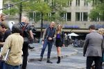 Amsterdam 30 september 2014
Kelly Kruger, Darin Brooks, Kim Matula, Scott Clifton, Ashleigh Brewer en Ferry Doedens uit de Amerikaanse soapserie The Bold and the Beautiful tijdens opnames op de dam in Amsterdam.