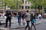 Amsterdam 30 september 2014
Kelly Kruger, Darin Brooks, Kim Matula, Scott Clifton, Ashleigh Brewer en Ferry Doedens uit de Amerikaanse soapserie The Bold and the Beautiful tijdens opnames op de dam in Amsterdam.