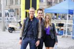 Amsterdam 30 september 2014
Kelly Kruger, Darin Brooks, Kim Matula, Scott Clifton, Ashleigh Brewer en Ferry Doedens uit de Amerikaanse soapserie The Bold and the Beautiful tijdens opnames op de dam in Amsterdam.