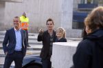 Amsterdam 30 september 2014
Kelly Kruger, Darin Brooks, Kim Matula, Scott Clifton, Ashleigh Brewer en Ferry Doedens uit de Amerikaanse soapserie The Bold and the Beautiful tijdens opnames op de dam in Amsterdam.