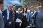 Amsterdam 30 september 2014
Kelly Kruger, Darin Brooks, Kim Matula, Scott Clifton, Ashleigh Brewer en Ferry Doedens uit de Amerikaanse soapserie The Bold and the Beautiful tijdens opnames op de dam in Amsterdam.