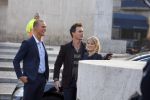 Amsterdam 30 september 2014
Kelly Kruger, Darin Brooks, Kim Matula, Scott Clifton, Ashleigh Brewer en Ferry Doedens uit de Amerikaanse soapserie The Bold and the Beautiful tijdens opnames op de dam in Amsterdam.