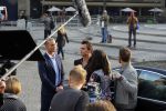 Amsterdam 30 september 2014
Kelly Kruger, Darin Brooks, Kim Matula, Scott Clifton, Ashleigh Brewer en Ferry Doedens uit de Amerikaanse soapserie The Bold and the Beautiful tijdens opnames op de dam in Amsterdam.