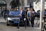 Amsterdam 30 september 2014
Kelly Kruger, Darin Brooks, Kim Matula, Scott Clifton, Ashleigh Brewer en Ferry Doedens uit de Amerikaanse soapserie The Bold and the Beautiful tijdens opnames op de dam in Amsterdam.