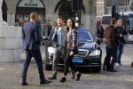 Amsterdam 30 september 2014
Kelly Kruger, Darin Brooks, Kim Matula, Scott Clifton, Ashleigh Brewer en Ferry Doedens uit de Amerikaanse soapserie The Bold and the Beautiful tijdens opnames op de dam in Amsterdam.