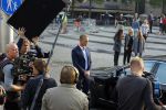Amsterdam 30 september 2014
Kelly Kruger, Darin Brooks, Kim Matula, Scott Clifton, Ashleigh Brewer en Ferry Doedens uit de Amerikaanse soapserie The Bold and the Beautiful tijdens opnames op de dam in Amsterdam.