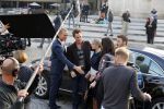Amsterdam 30 september 2014
Kelly Kruger, Darin Brooks, Kim Matula, Scott Clifton, Ashleigh Brewer en Ferry Doedens uit de Amerikaanse soapserie The Bold and the Beautiful tijdens opnames op de dam in Amsterdam.