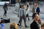 Amsterdam 30 september 2014
Kelly Kruger, Darin Brooks, Kim Matula, Scott Clifton, Ashleigh Brewer en Ferry Doedens uit de Amerikaanse soapserie The Bold and the Beautiful tijdens opnames op de dam in Amsterdam.