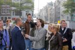Amsterdam 30 september 2014
Kelly Kruger, Darin Brooks, Kim Matula, Scott Clifton, Ashleigh Brewer en Ferry Doedens uit de Amerikaanse soapserie The Bold and the Beautiful tijdens opnames op de dam in Amsterdam.
