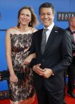 Utrecht 21 september 2014
Premiere moeder ik wil bij de revue in het beatrixtheater. Frank Sanders met directrice Carre