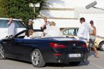 ibiza 26 september 2014
Trouwen Patty Brard en Antoine de Vijver bij babylon beach op ibiza. Gerard Joling en Wino Omtzigt in huurauto BMW cabrio van Sixt