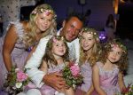 ibiza 26 september 2014
Trouwen Patty Brard en Antoine de Vijver bij babylon beach op ibiza.
Gerard Joling met Jackie en Romy
