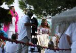 ibiza 26 september 2014
Trouwen Patty Brard en Antoine de Vijver bij babylon beach op ibiza. Gerard Joling