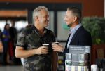 Schiphol 29 september 2014
Gordon met zijn nieuwe vriend Roelof v d Veen op schiphol voor vertrek naar Dubai voor opnames Goor en Geer met Gerard Joling.
