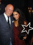 Amsterdam 29 september 2014
Beau monde awards in het Amstel hotel. hans v d Veen met dochter Quincy Trustfull