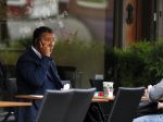 Amsterdam 8 oktober 2014
Henk ten Cate op terras bij v Dam