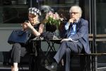 Amsterdam 4 oktober 2014
Henk v d Meijden en zijn vrouw Monica Strotman op terras in amstetrdam zuid.