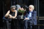 Amsterdam 4 oktober 2014
Henk v d Meijden en zijn vrouw Monica Strotman op terras in amstetrdam zuid.