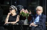Amsterdam 4 oktober 2014
Henk v d Meijden en zijn vrouw Monica Strotman op terras in amstetrdam zuid.