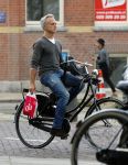 Amsterdam 1 oktober 2014
Jaap Jongbloed op de fiets in amsterdam zuid