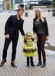 Amsterdam 5 oktober 2014
Premiere Maya de Bij in pathe arena. Jaap Kwakman met vrouw en dochter