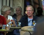 Amsterdam 18 september 2014
Jack Spijkerman op terras met een familielid.