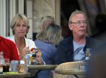 Amsterdam 18 september 2014
Jack Spijkerman op terras met een familielid.