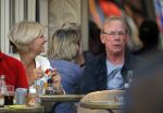 Amsterdam 18 september 2014
Jack Spijkerman op terras met een familielid.