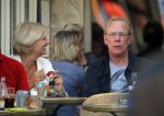 Amsterdam 18 september 2014
Jack Spijkerman op terras met een familielid.