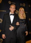 Amsterdam 16 oktober 2014
Uitreiking gouden televizierring in Carre. jasper Cillissen met vriendin