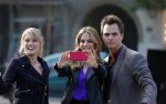 Amsterdam 30 september 2014
Kelly Kruger, Darin Brooks, Kim Matula, Scott Clifton, Ashleigh Brewer en Ferry Doedens uit de Amerikaanse soapserie The Bold and the Beautiful tijdens opnames op de dam in Amsterdam.